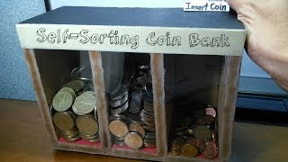 DIY Selfsorting Coin Bank [upl. by Eilyab]