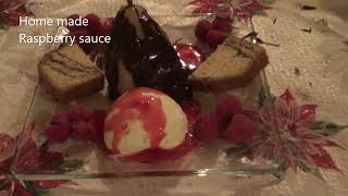 Poires Belle Helene  French Cuisine [upl. by Lanette]