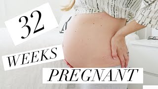 32 WEEKS PREGNANT  PREGNANCY UPDATE amp BUMP SHOT  PRE ECLAMPSIA HOSPITAL AGAIN amp GROWTH SCAN [upl. by Olive]