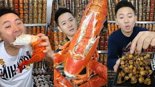 EATING LIVE OCTOPUS KING CRAB MUKBANG MUKBANG KING CRAB AND LOBSTER OYSTER MUKBANG MUKBANG SHOW [upl. by Kile]