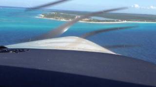 Landing Crooked Island Bahamas [upl. by Arehsat]