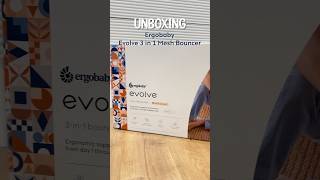 Unboxing Ergobaby 3 in 1 Mesh Bouncer  Support amp Comfort at Every Stage [upl. by Bruns]