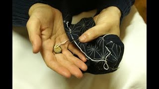 How to Sashiko Stitching  Using a Sashiko thimble Sashiko Tutorial [upl. by Frodina67]