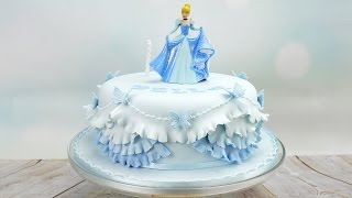 Cinderella Princess Birthday Cake [upl. by Jankey]