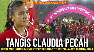 🔴SAMPAI MERINDING Full Tangis Pecah Saat Moment Perayaan INDONESIA Juara Piala AFF Wanita 2024 [upl. by Annahsal]