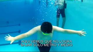 Clases de Natacion y Entrenamiento Ejercicios de inmersión y apneas No 3 [upl. by Aeli]