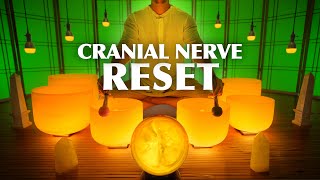 Cranial Nerve Sound Bath  Release amp Reset Your Cranial Nerves  Crystal Singing Bowl Music [upl. by Busiek983]