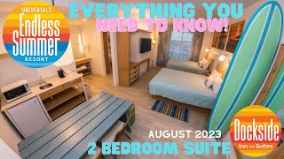 2 Bedroom suite Tour  Universals endless summer resort DOCKSIDE INN amp suites [upl. by Alveta]