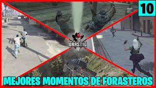 MEJORES MOMENTOS DE FORASTEROS RP😂 10  GTA V ROLEPLAY [upl. by Nohj]