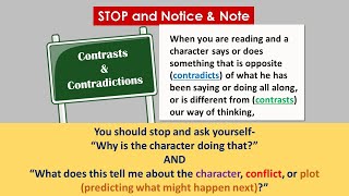 Contrast and Contradictions  Notice amp Note [upl. by Akitan]