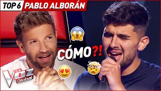 Las covers más BONITAS de PABLO ALBORÁN en La Voz [upl. by Spurgeon]