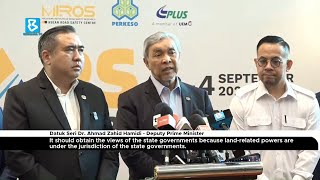 Proposal for plantation companies to return 20 of lease land still under review  Ahmad Zahid [upl. by Adnilemreh]