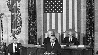 President Johnsons 1964 State of the Union address 1864 MP503 [upl. by Aissej]