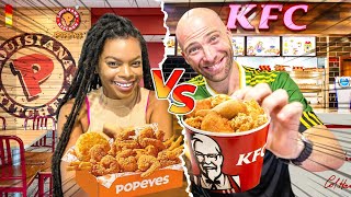 Jamaica KFC VS Popeyes Which Caribbean Fast Food Is The Best 🇯🇲 [upl. by Curtice274]