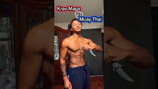 Krav Maga Vs Muay Thai muaythai kravmaga shorts [upl. by Walker410]