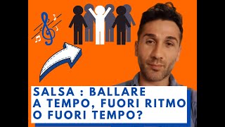 Salsa ballare a tempo fuori ritmo o fuori tempo [upl. by Jacquet]