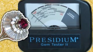 Presidium Gem Tester II PGT II  Testing Ruby Diamond Sapphire Gemstone Peridot [upl. by Billat]