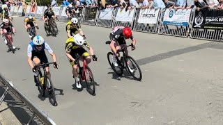 Vlaams Kampioenschap Elverdinge U17 1e j Nieuwelingen 2024 cc1785 cyclingvlaanderen [upl. by Allred229]