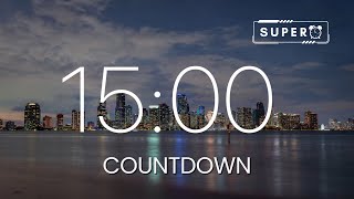 15 MINUTE Timer ⏱️  Relaxing LoFi Music and Alarm  🎶 timer countdown [upl. by Magner]