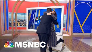 This is going the extra mile  Willie Geist and Stephanie Ruhle  MSNBC [upl. by Esertak77]