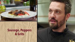 Recipe Sausage Peppers amp Grits [upl. by Gerrit725]