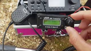 Mini qrp transceiver uSDR SDR qrp sota [upl. by Yebba]