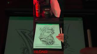 How to Use Yilong Ats886 Bluetooth Tattoo Stencil Printer  Video By Artist volkantattooz [upl. by Iot]