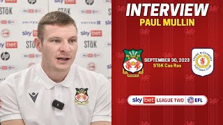 INTERVIEW  Paul Mullin after Crewe Alexandra [upl. by Mcarthur634]