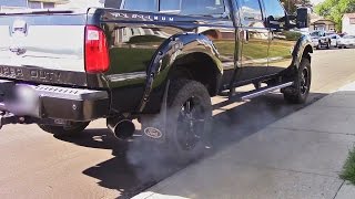 2015 Ford F350 67 Powerstroke  Straight Pipe and Deletes [upl. by Hamner]