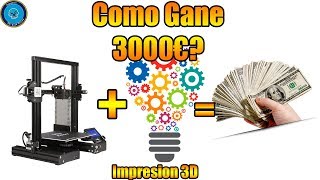 💥Como Ganar Dinero en 2024 con Impresion3D 💥 [upl. by Hauge]