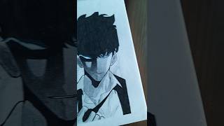 Sometimes may be good sometimes maybe sht 🫠 art draw trending anime sketch levi sungjinwoo [upl. by Orenid]