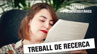 🎤 Com fer la presentació escrita del Treball de Recerca [upl. by Valentijn334]