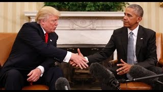 Trump Meets Obama at White House for First Time  Full Special Report [upl. by Ylicic]