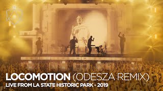 Locomotion ODESZA Remix  Live from LA State Historic Park 2019 [upl. by Atalanta]