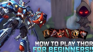 HOW TO PLAY THOR JUNGLE FOR BEGINNERS  SMITE [upl. by Demaggio]