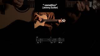 Jeremy Zucker  comethru 기타 쉬운곡 통기타 328일차 [upl. by Gargan]