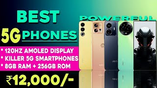 Best 5G Smartphone Under 12000 in 2024  120hZ sAmoled Display 8GB Ram  Best 5G phone under 12000 [upl. by Skell]