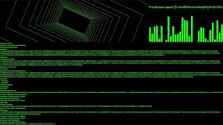 Ophidic Displays Fake hacker Simulation Screen  1 Hour [upl. by Ris]