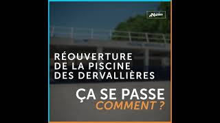 La réouverture de la piscine des Dervallières ça se passe comment [upl. by Ibbob]