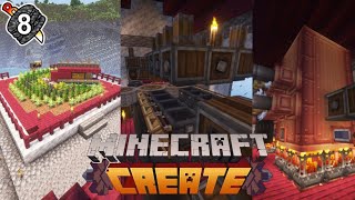 Automating Resources with the Create Mod  Minecraft Survival 120 [upl. by Verge894]