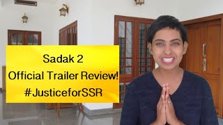 Sadak 2 Official Trailer Review  Justice for SSR Funny Video  DesiFiirangi [upl. by Yetta]