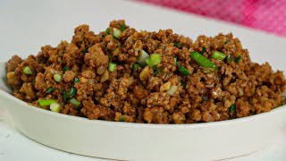 Easy And Tasty Minced Pork Recipe  How to Cook Minced Pork  Asian Minced Pork StirFry Recipe [upl. by Brooks]