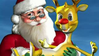 Rudolph the Red Nosed Reindeer Song with Lyrics  Christmas Carol songs 3D Cartoon Animation [upl. by Jammie817]