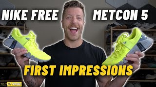 NIKE FREE METCON 5 FIRST IMPRESSIONS Plus Free Metcon 4 vs 5 [upl. by Barty]