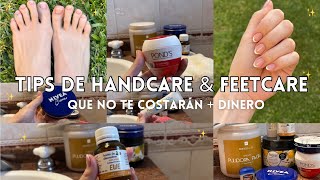 TIPS de CUIDADO de MANOS y PIES  con productos que ya tienes en casa 🤩🤚🏻✨🦶🏻 [upl. by Oneg728]