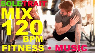 FITNESS MUSIC MIX 120 BPM No Copyright Non Vocals 1 Hour No Words Lyrics Nonstop Background TIMER [upl. by Skelton751]