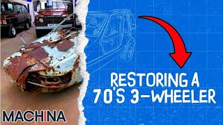 3 Wheel Bond Bug Restoration  Junk And Disorderly  S1E01  Car Restoration Series [upl. by Leerzej575]