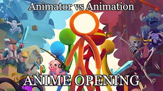 Animator vs Animation Anime opening  Silhouette alanbecker [upl. by Tiffie]