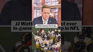 JJ Watt reacts to the first ever ingame guardian cap [upl. by Aneleairam164]