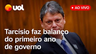 🔴 Tarcísio ao vivo Governador de SP apresenta os resultados do primeiro ano de gestão do Estado [upl. by Elspet8]